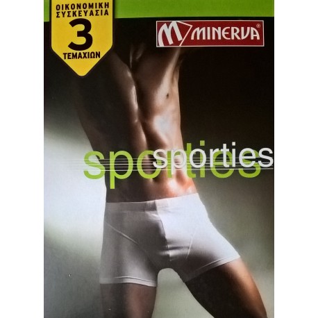 ΣΕΤ 3ΤΜΧ BOXER ΑΝΔ.. ΕΣ.ΛΑΣ 96%COTTON 4%ΕLASTAN SPORTIES