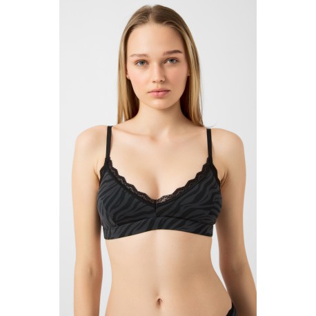 Minerva Fimelle Elegance Bralette TENCEL™ Modal με Ελαφριά Αποσπώμενη Ενίσχυση