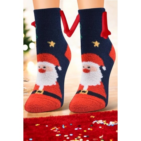 ΚΑΛΤΣΑ XMAS ANTI SLIP 100%POL. ΜΕ ΜΑΓΝΗΤΙΚΑ ΧΕΡΑΚΙΑ